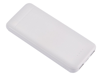 Pwr Pal 10000 mAh Power Bank with Integrated Cable - White - Wireless Power Banks