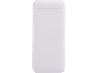 Pwr Pal 10000 mAh Power Bank with Integrated Cable - White - Wireless Power Banks