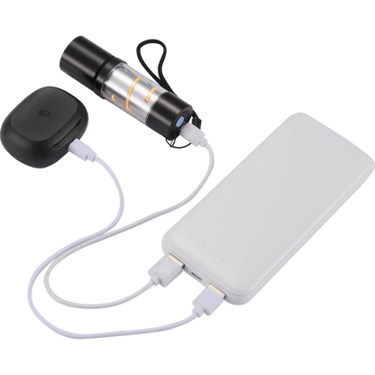 Pwr Pal 10000 mAh Power Bank with Integrated Cable - Wireless Power Banks - SwagWear