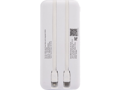 Pwr Pal 10000 mAh Power Bank with Integrated Cable - Wireless Power Banks - SwagWear