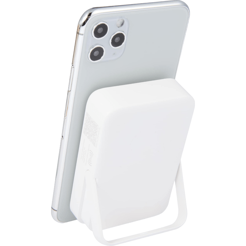 Quik Stand 10,000 mAh MagClick™ Wireless Power Bank - Wireless Power Banks - SwagWear