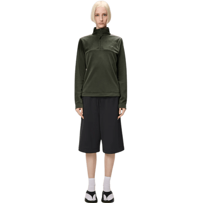 RAINS Addis Fleece Curve Half Zip - Pullovers - SwagWear