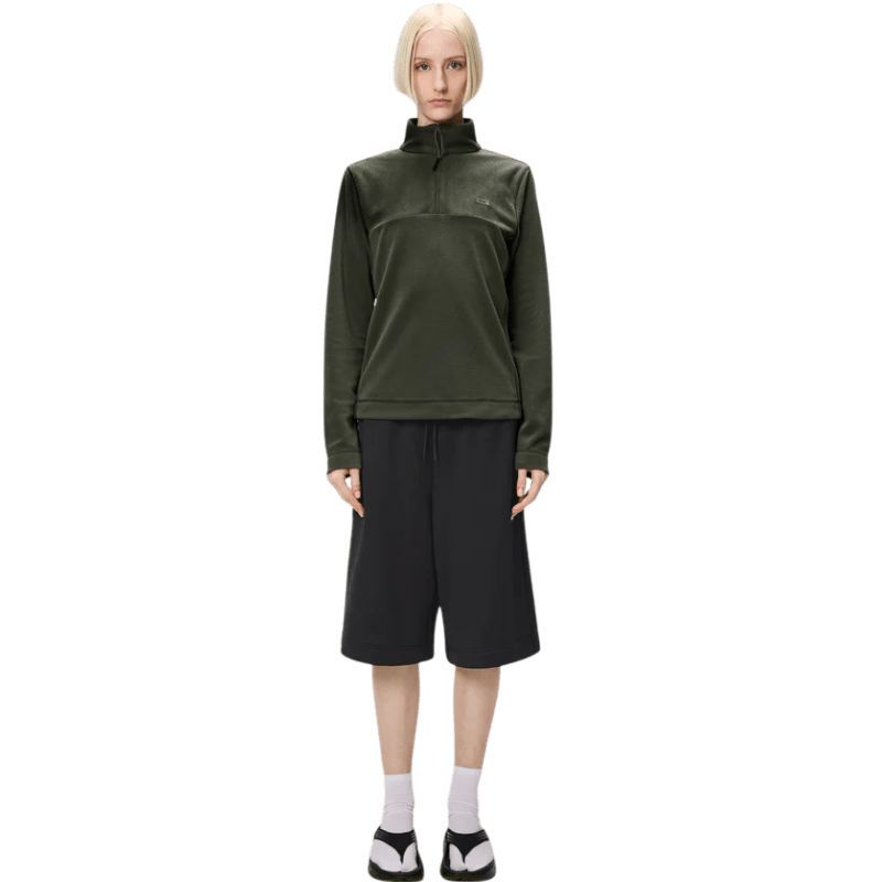RAINS Addis Fleece Curve Half Zip - Pullovers - SwagWear