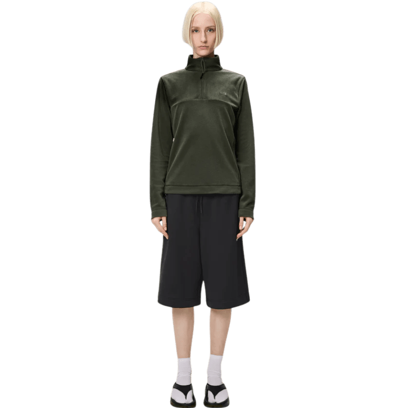 RAINS Addis Fleece Curve Half Zip - Pullovers - SwagWear