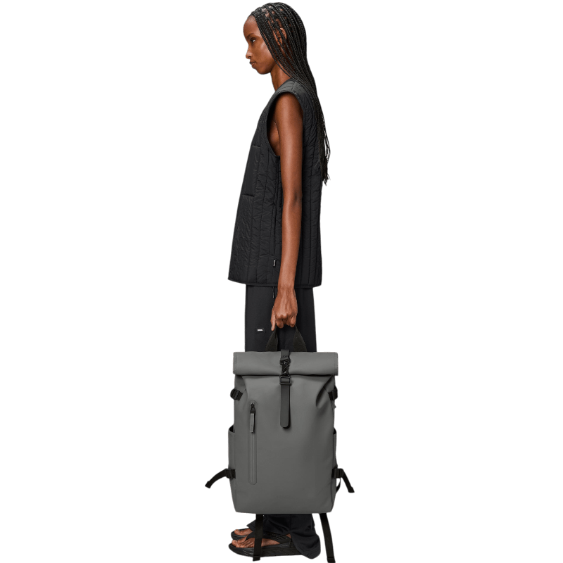 RAINS Rolltop Rucksack Large - Backpacks - SwagWear