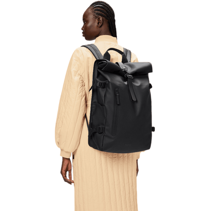 RAINS Rolltop Rucksack Large - Backpacks - SwagWear