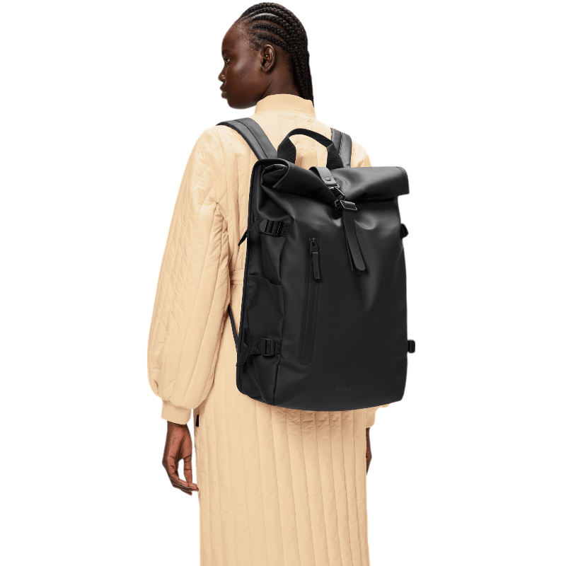 RAINS Rolltop Rucksack Large - Backpacks - SwagWear