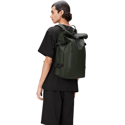 RAINS Rolltop Rucksack Large - Backpacks - SwagWear