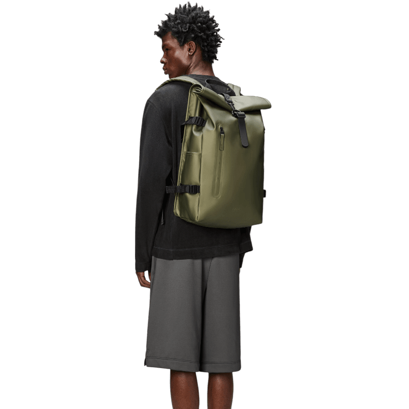 RAINS Rolltop Rucksack Large - Backpacks - SwagWear