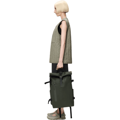 RAINS Rolltop Rucksack Large - Backpacks - SwagWear