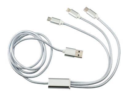 Realm 3-in-1 Long Charging Cable - Charging Cables