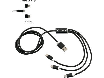 Realm 3-in-1 Long Charging Cable - Charging Cables