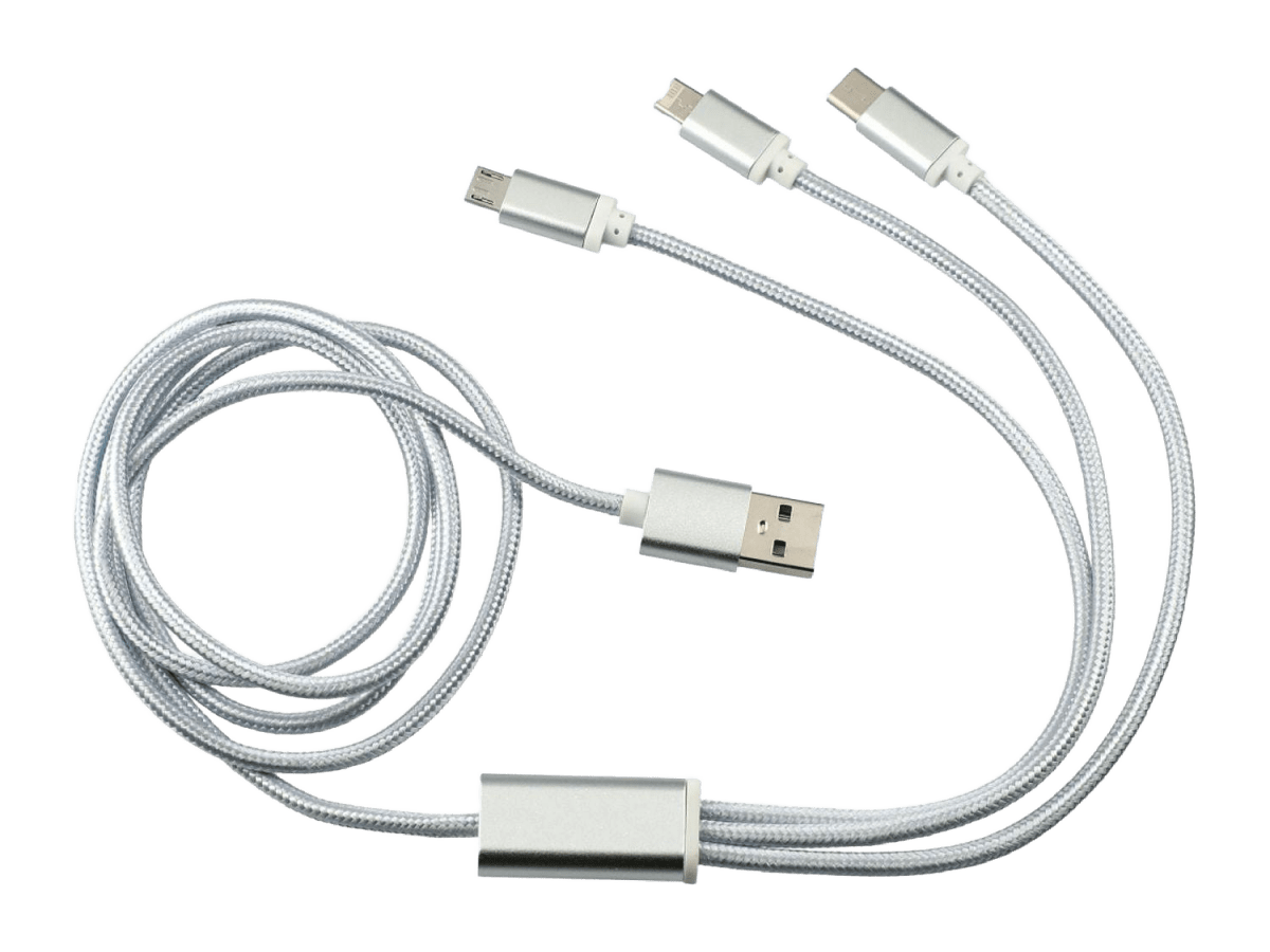 Realm 3-in-1 Long Charging Cable - Charging Cables - SwagWear