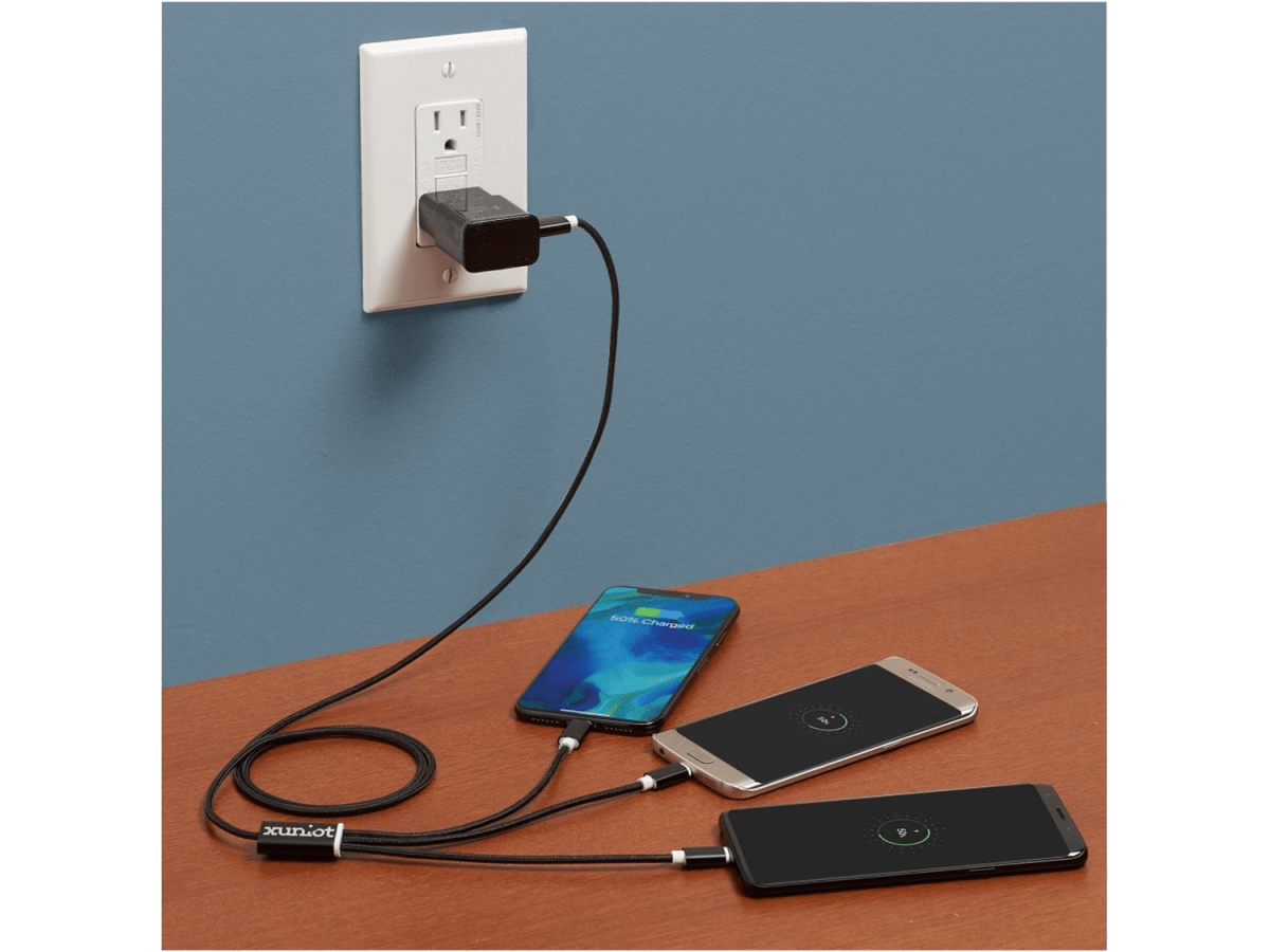 Realm 3-in-1 Long Charging Cable - Charging Cables - SwagWear