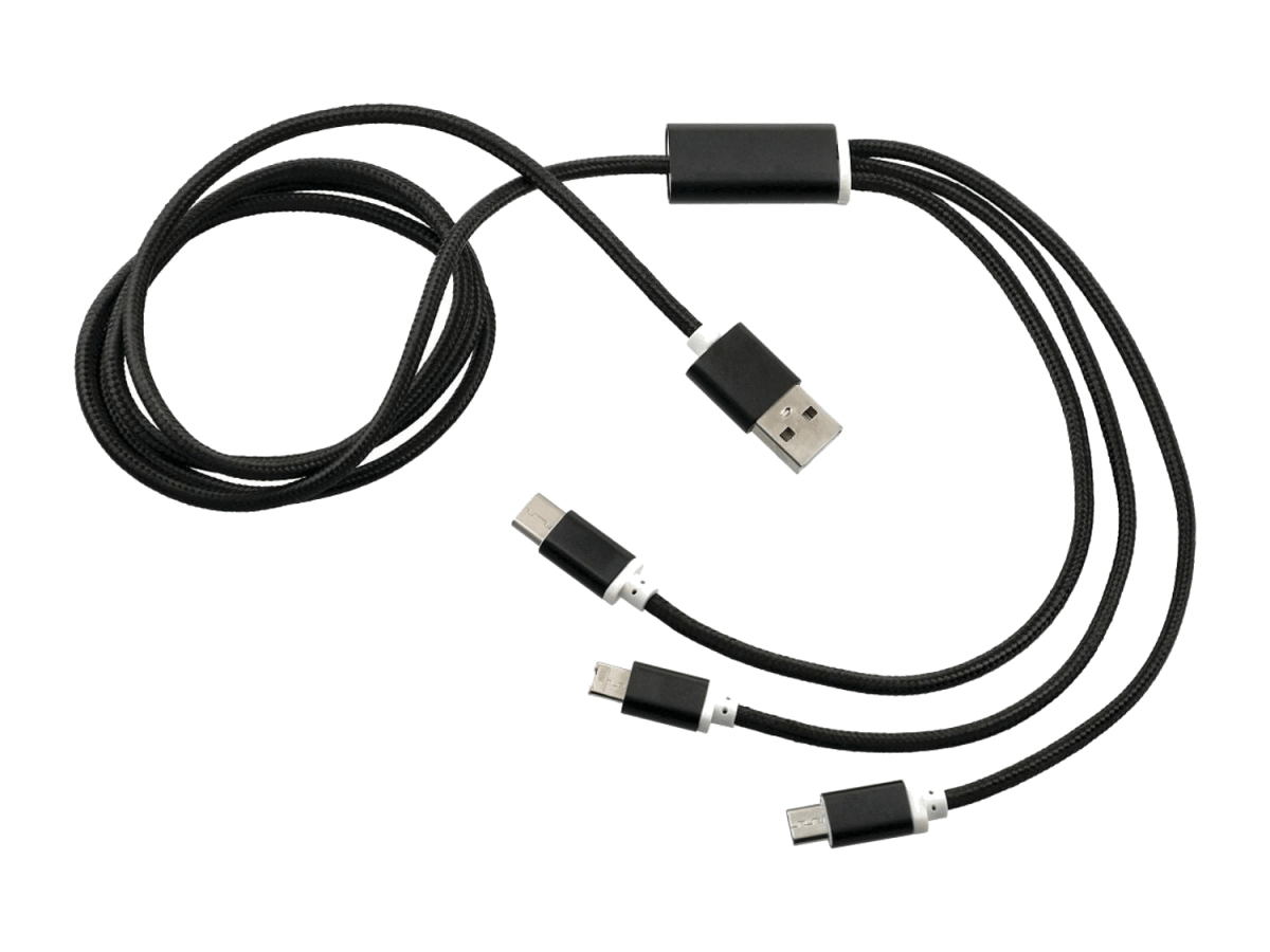 Realm 3-in-1 Long Charging Cable - Charging Cables - SwagWear