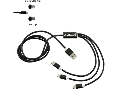 Realm 3-in-1 Long Charging Cable - Charging Cables - SwagWear