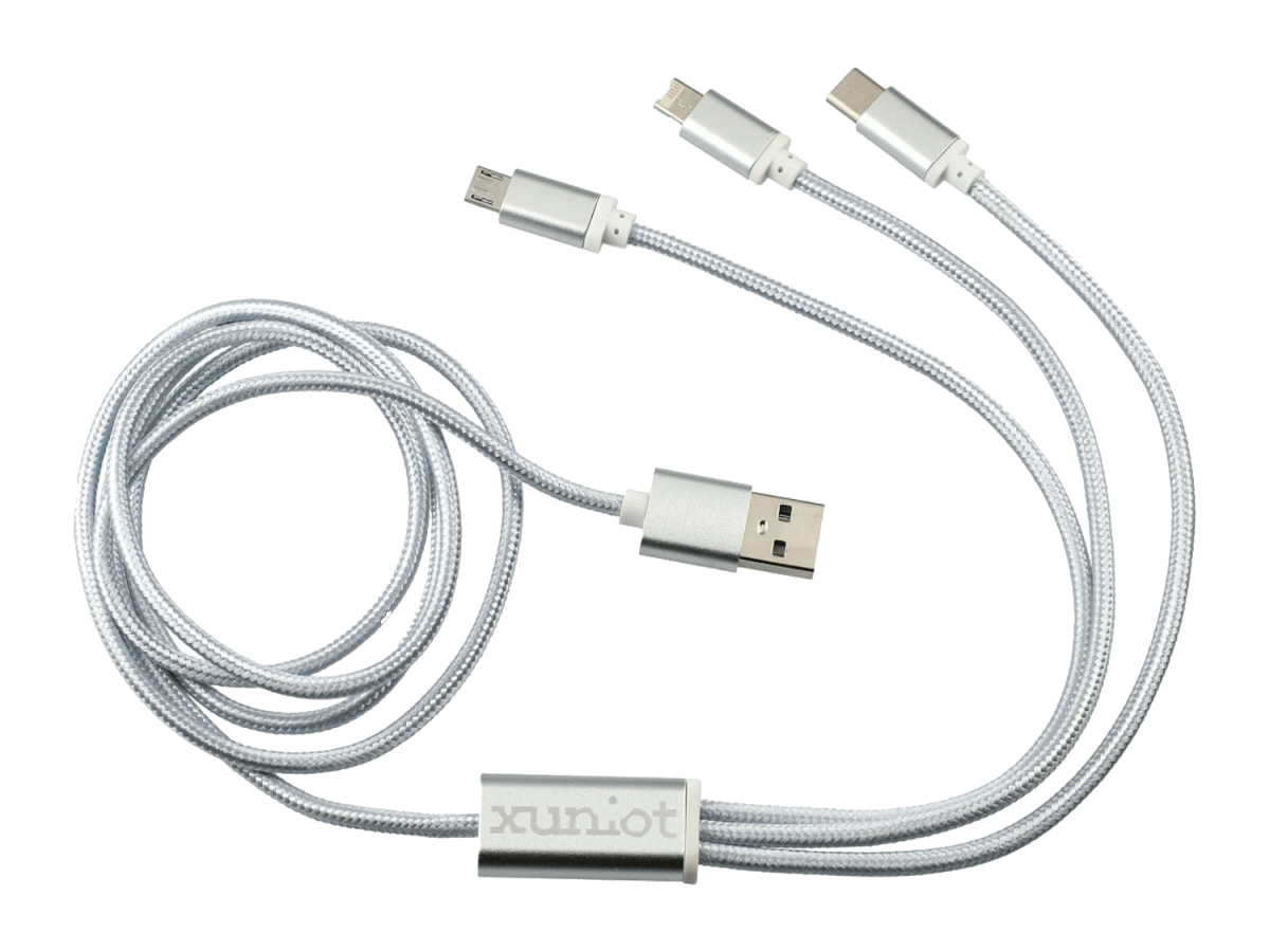 Realm 3-in-1 Long Charging Cable - Charging Cables - SwagWear