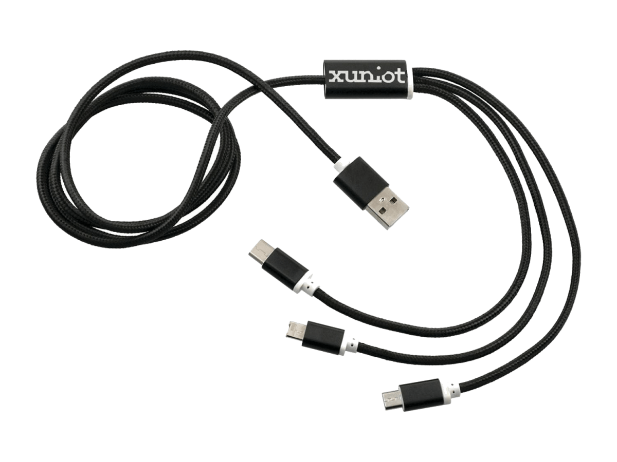 Realm 3-in-1 Long Charging Cable - Charging Cables - SwagWear