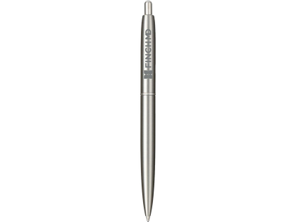 Recycled Stainless Steel Ballpoint Pen - Silver - Ballpoint Pens