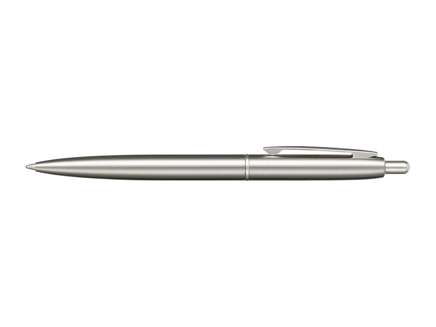 Recycled Stainless Steel Ballpoint Pen - Silver - Ballpoint Pens