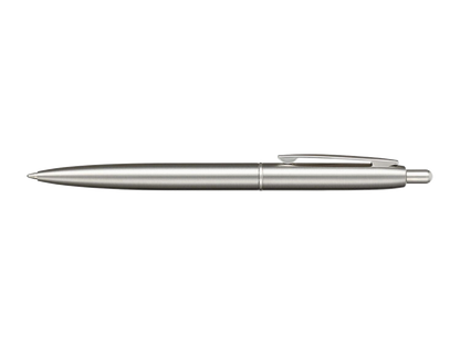 Recycled Stainless Steel Ballpoint Pen - Silver - Ballpoint Pens