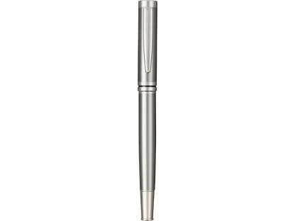 Recycled Stainless Steel Rollerball Pen - Silver - Roller Ball Pens