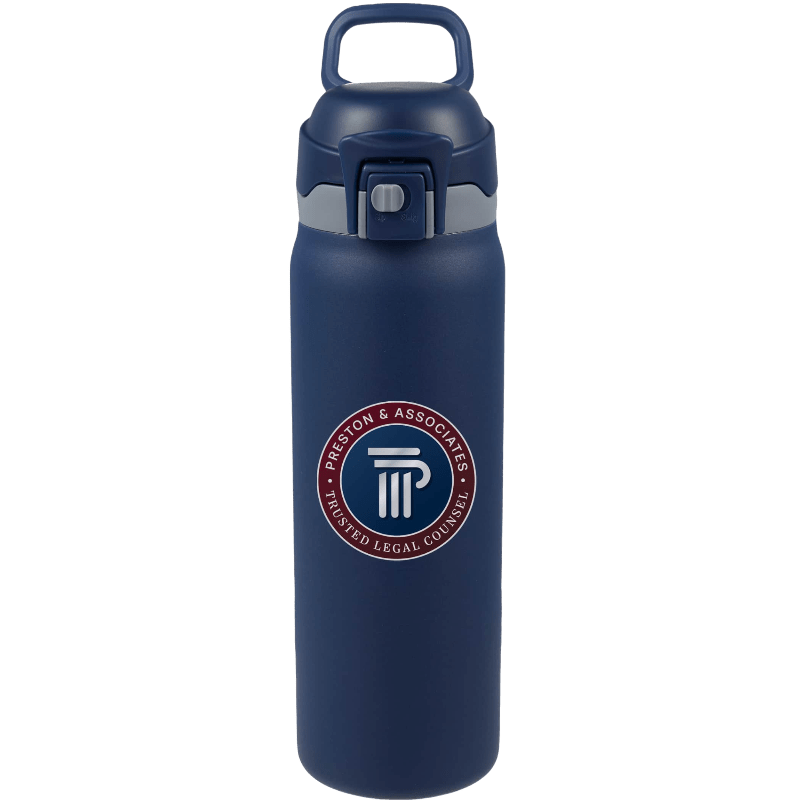 Rhine 2 - in - 1 Vacuum Eco - Friendly Bottle 30 oz - Water Bottles - SwagWear