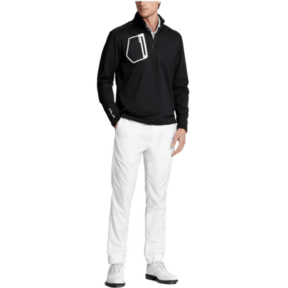 RLX Brushed Back Tech Jersey ¼ Zip With Reflective Pocket - Pullovers - SwagWear