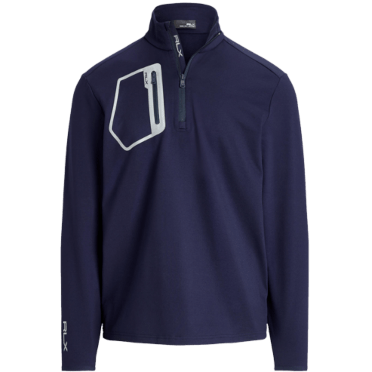 RLX Brushed Back Tech Jersey ¼ Zip With Reflective Pocket - Pullovers - SwagWear