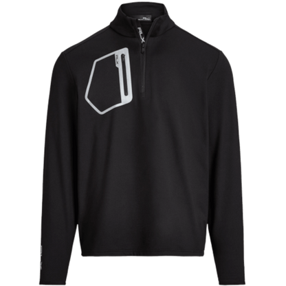 RLX Brushed Back Tech Jersey ¼ Zip With Reflective Pocket - Pullovers - SwagWear