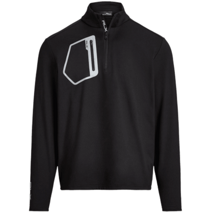 RLX Brushed Back Tech Jersey ¼ Zip With Reflective Pocket - Pullovers - SwagWear