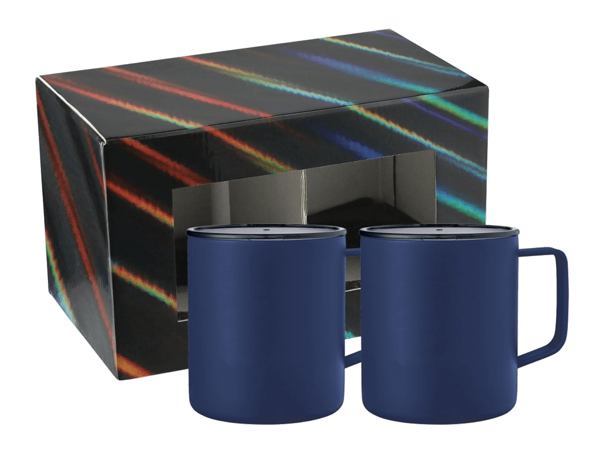 Rover Camp Mug 14oz 2 in 1 Gift Set - Drinkware Sets - SwagWear