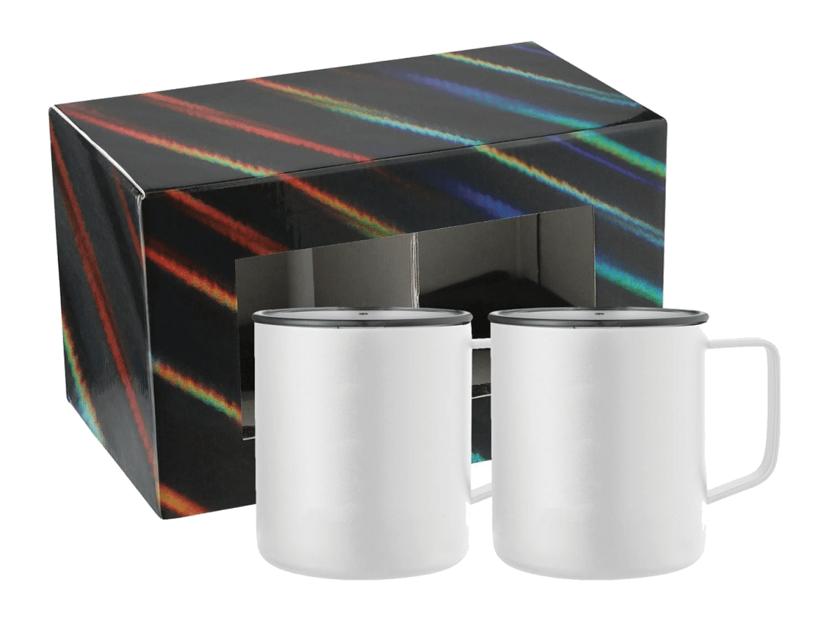Rover Camp Mug 14oz 2 in 1 Gift Set - Drinkware Sets - SwagWear