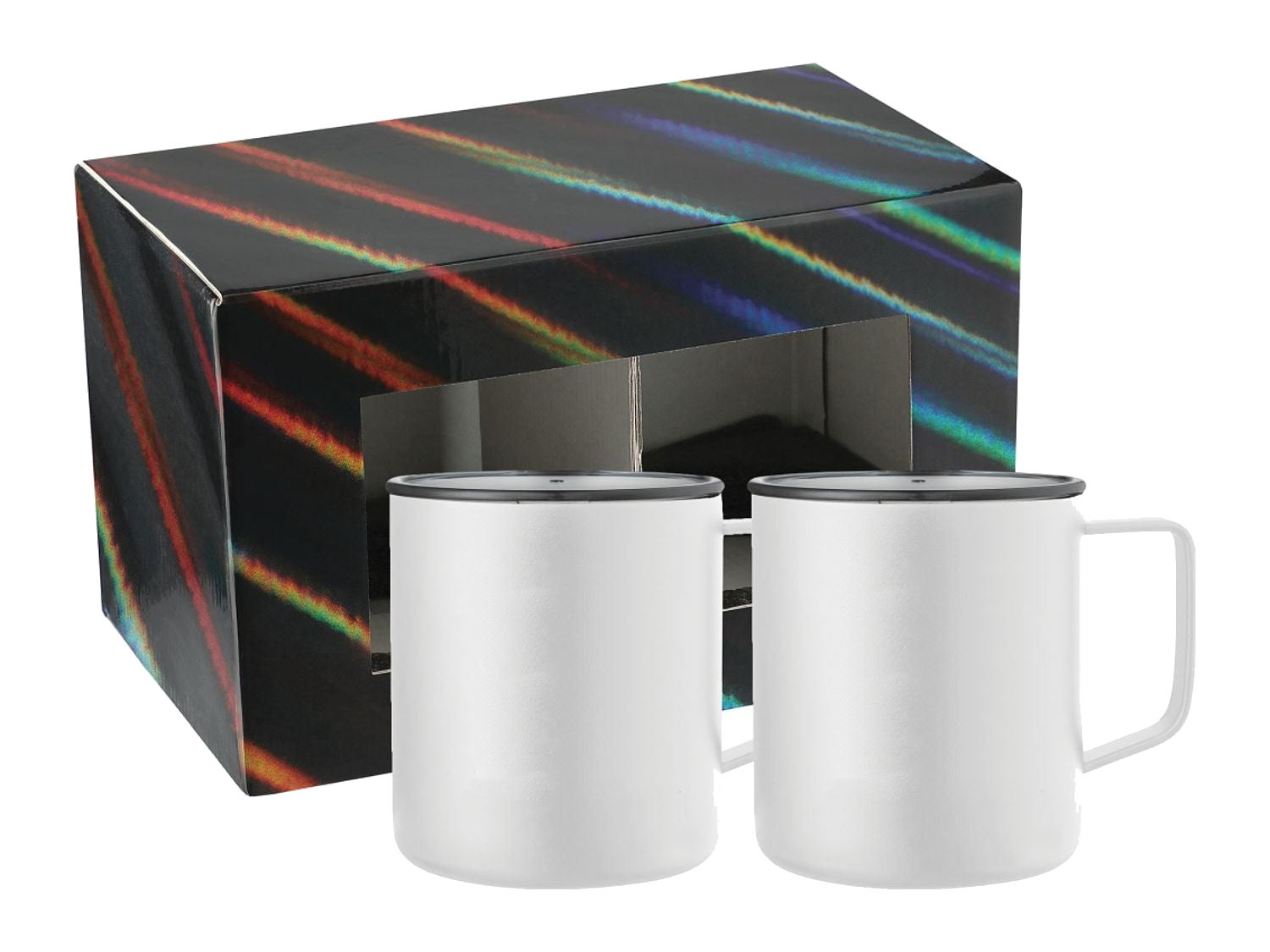 Rover Camp Mug 14oz 2 in 1 Gift Set - White - Drinkware Sets