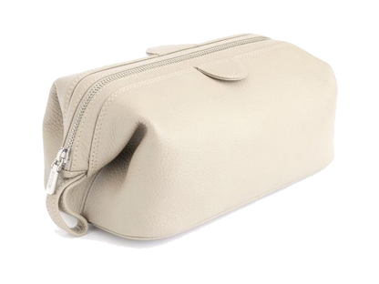 Royce Classic Toiletry Bag - Taupe - Toiletry Bags