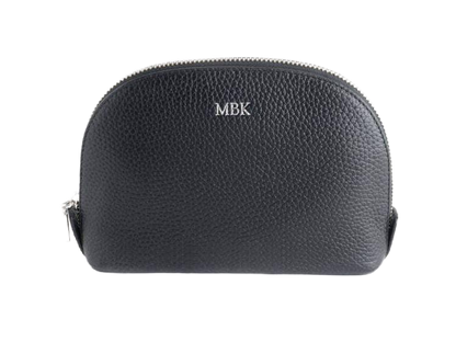 Royce Compact Cosmetic Bag - Black - Cosmetic Bags