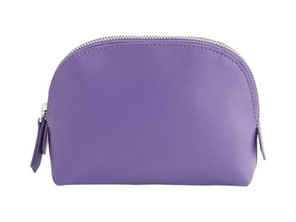 Royce Compact Cosmetic Bag - Purple - Cosmetic Bags