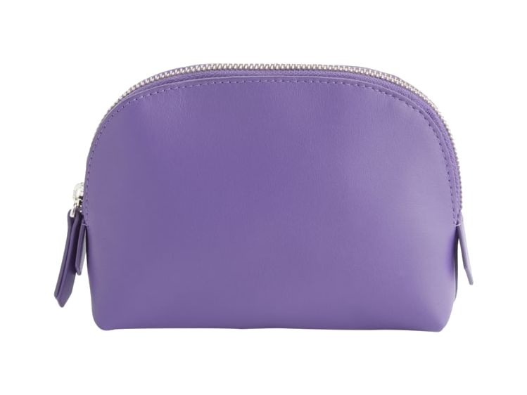 Royce Compact Cosmetic Bag - Purple - Cosmetic Bags
