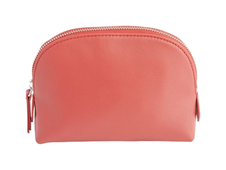 Royce Compact Cosmetic Bag - Tan - Cosmetic Bags