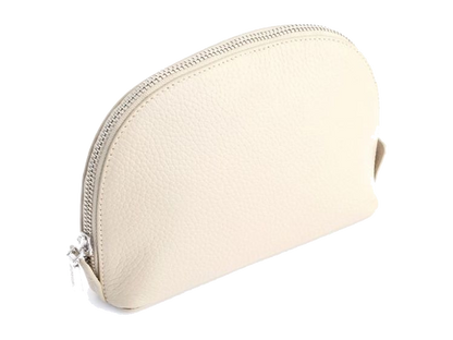 Royce Compact Cosmetic Bag - Taupe - Cosmetic Bags