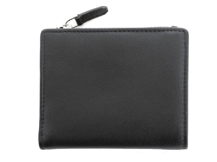 Royce Compact Credit Card Wallet - Black-Navy - Wallets