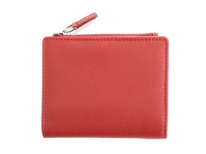 Royce Compact Credit Card Wallet - Red - Wallets