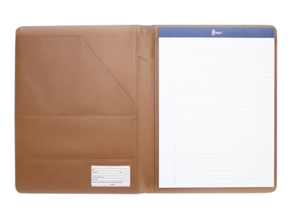 Royce Executive Writing Portfolio - Tan - Leather Portfolios