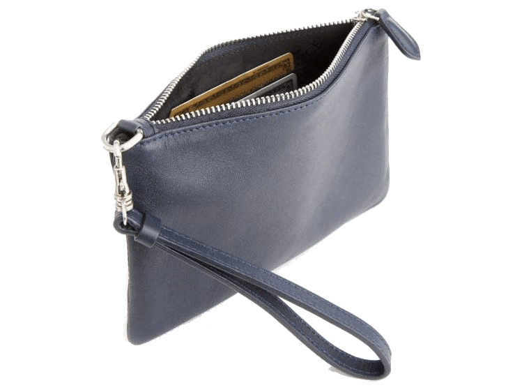 Royce Leather Zip Wristlet - Wristlets - SwagWear