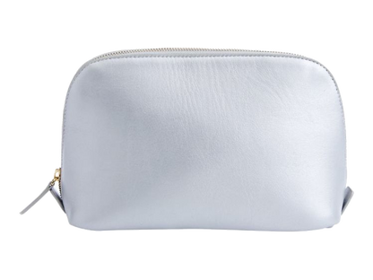 Royce Luxe Cosmetic Bag - Silver - Cosmetic Bags