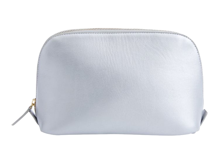 Royce Luxe Cosmetic Bag - Silver - Cosmetic Bags
