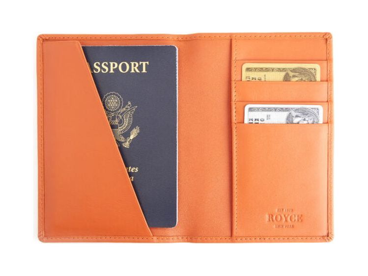 Royce RFID Passport Case and Luggage Tag Travel Gift Set - RFID Passport Wallets - SwagWear