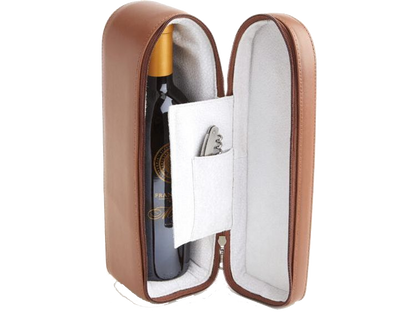 Royce Single Wine Carrying Case - Wine Totes