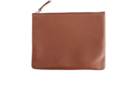 Royce Zippered Travel Pouch - Tan - Travel Pouches