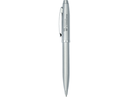 Sheaffer® 100 Brushed Chrome Ballpoint - Ballpoint Pens - SwagWear